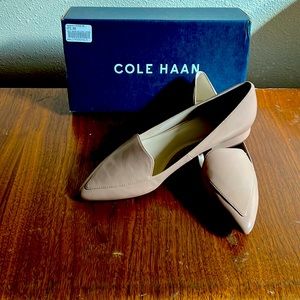 Cole haan leather loafers size 7 blush color